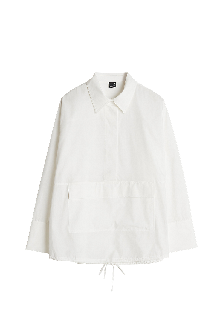 Sofia parka shirt - white