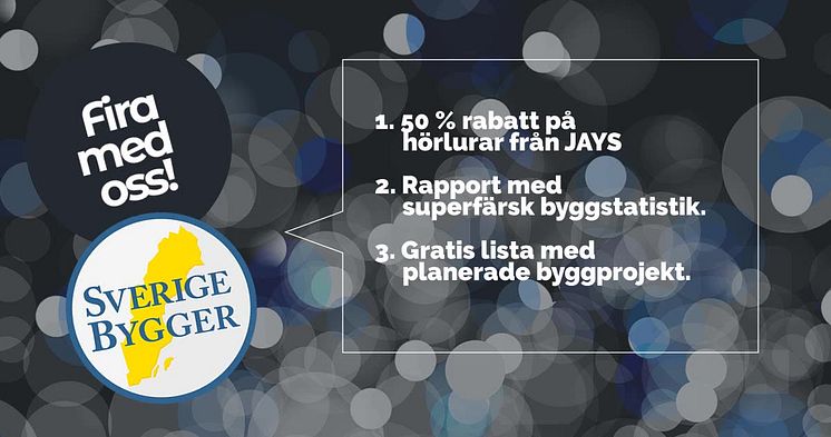 Tre erbjudanden till projektmarknaden!