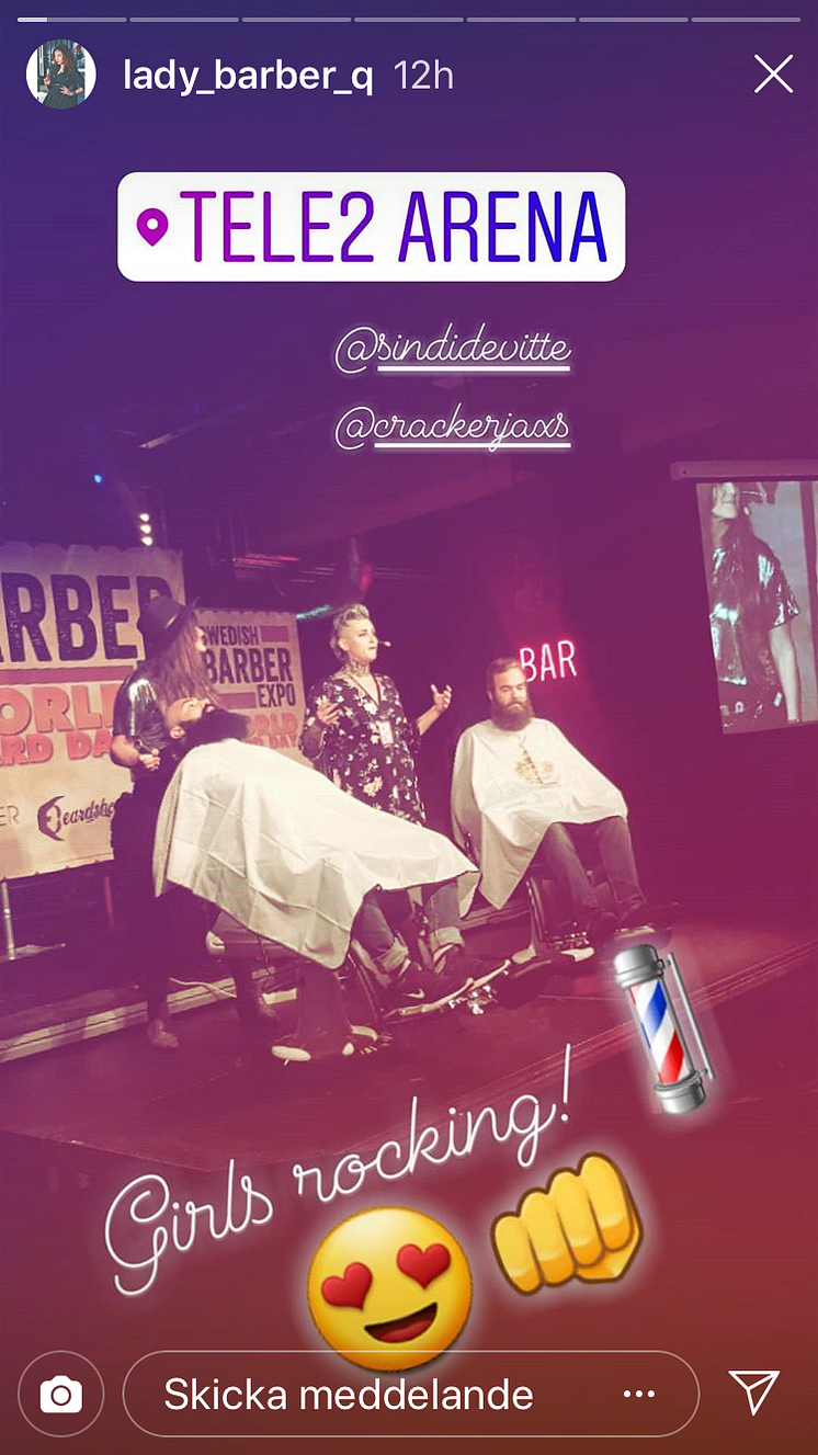 Swedish Barber Expo och World Beard Day i sociala medier