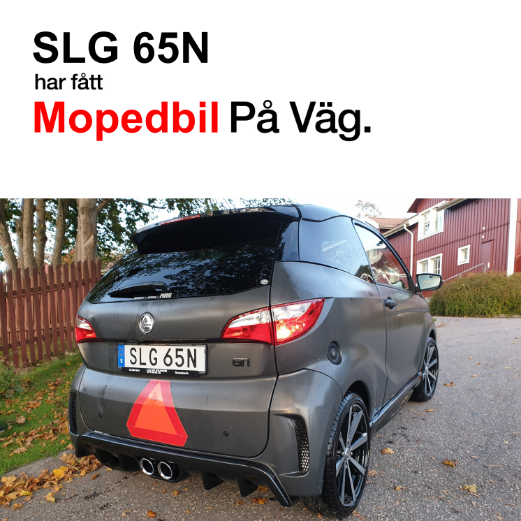 Nu fri vägassistans i 10 år för Mopedbilar.