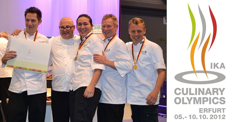 Team Sabis matlagnings-guld Culinary Olympics 2012