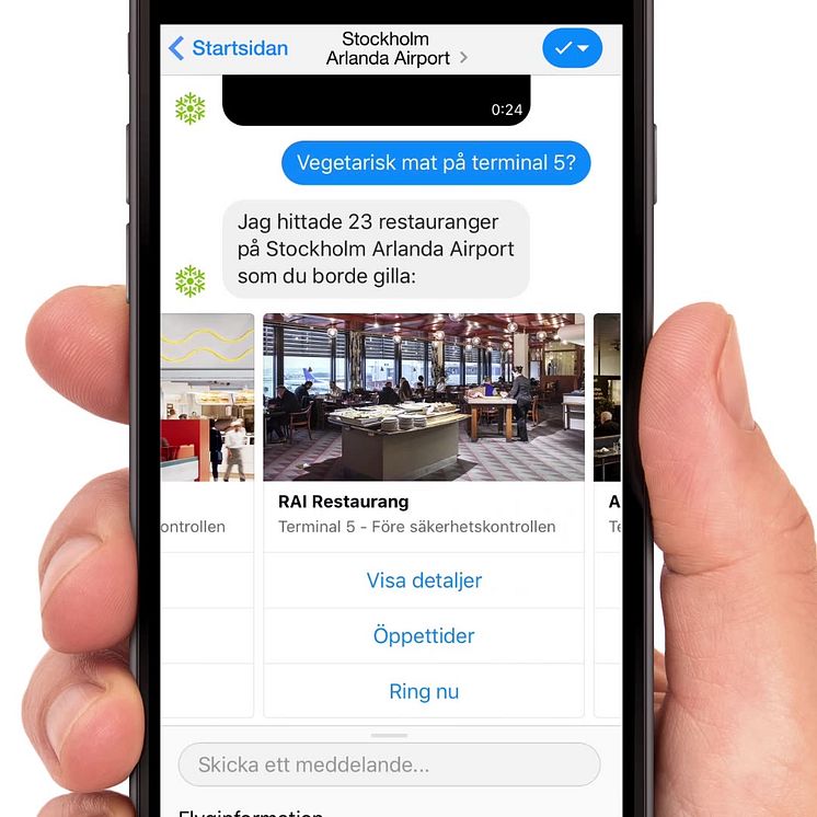 Swea − din digitala flygplatsassistent