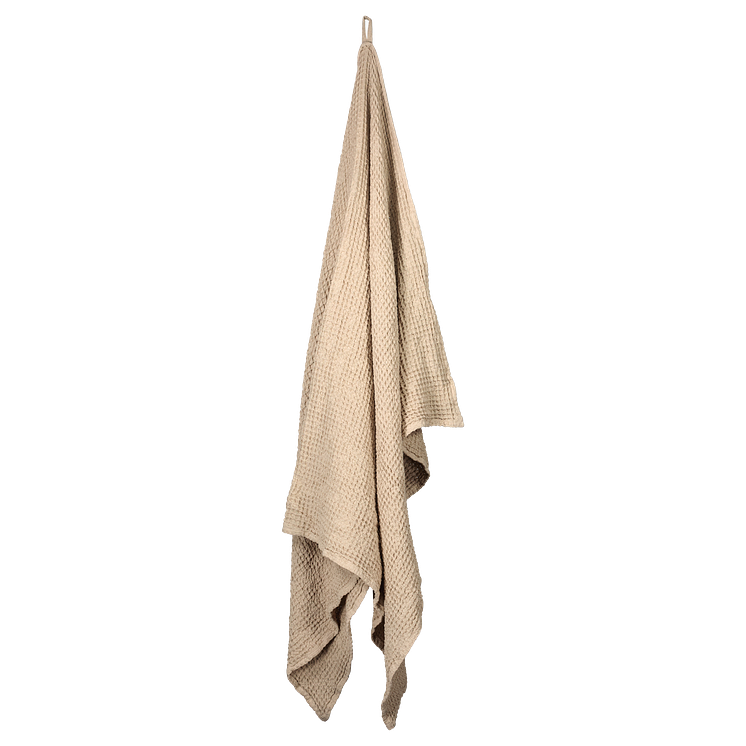 Handduk Våffla 100x150cm Sandbeige