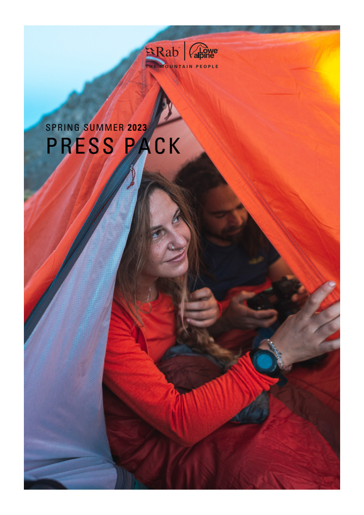 Rab & Lowe Alpine SS23 Media Pack