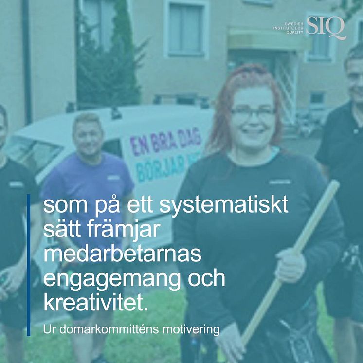 Mimer tilldelas Utmärkelsen Svensk Kvalitet 2020. 
