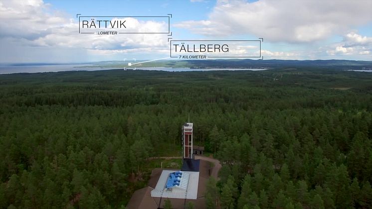 Utsiktstornet Naturum i Siljansnäs