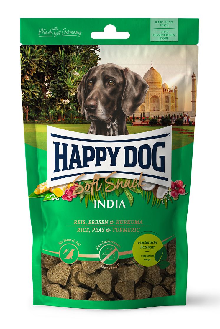 Happy Dog Sensible India (vegetarisch)_Softsnack Herz_©Happy Dog.jpg