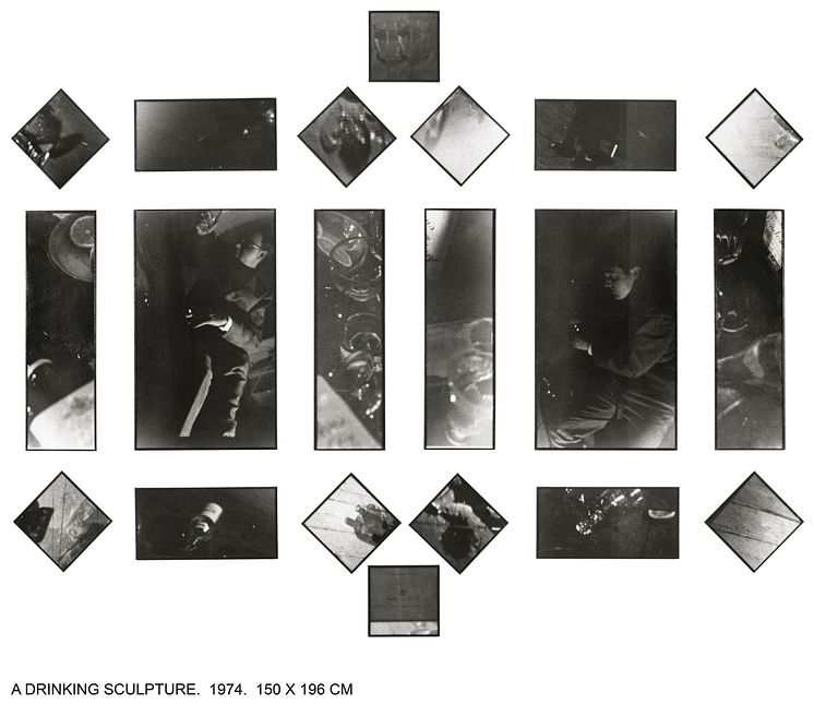 Gilbert & George, A DRINKING SCULPTURE 1, 1974
