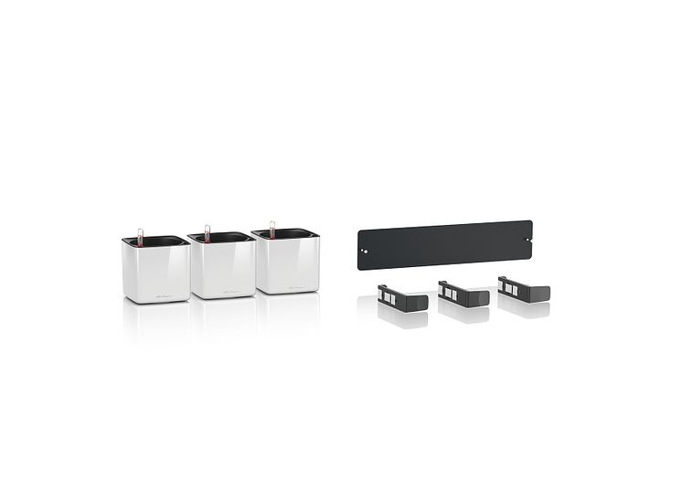Die raffinierte Komplettlösung Green Wall Home Kit Glossy von LECHUZA