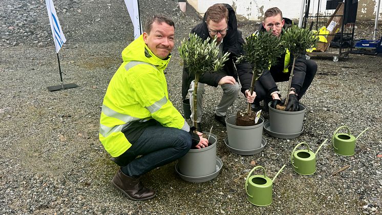 Startskott för nästa steg i utvecklingen av centrala Handen och Haningeterrassen