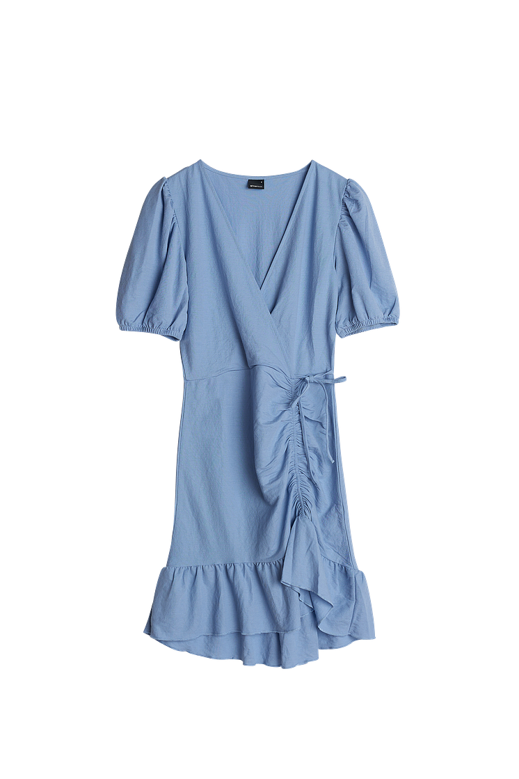 Maya wrap dress - forever blue
