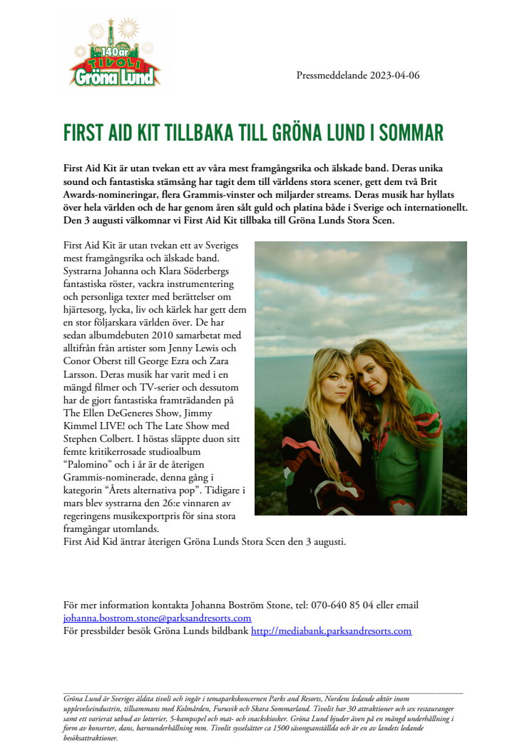 First Aid Kit tillbaka till Gröna Lund i sommar.pdf
