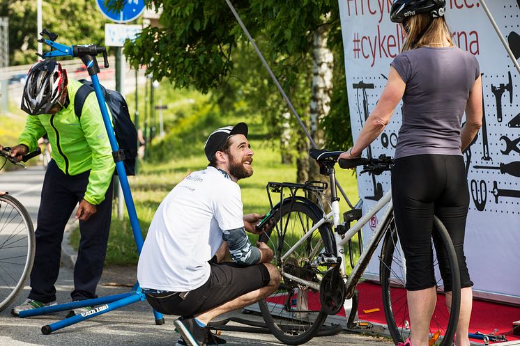 Riksbyggens Cykelpopup
