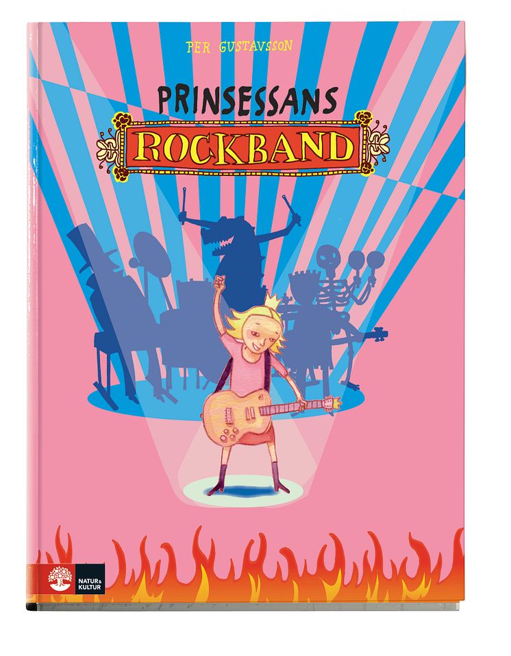 LitteraLund: bokomslag Prinsessans rockband av Per Gustvsson