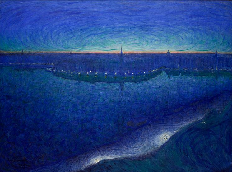 Eugéne Jansson, Gryning över Riddarfjärden. 