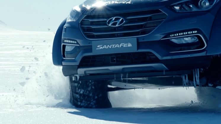 Shackleton's Return - Hyundai Santa Fe blir första personbilen att korsa Antarktis.