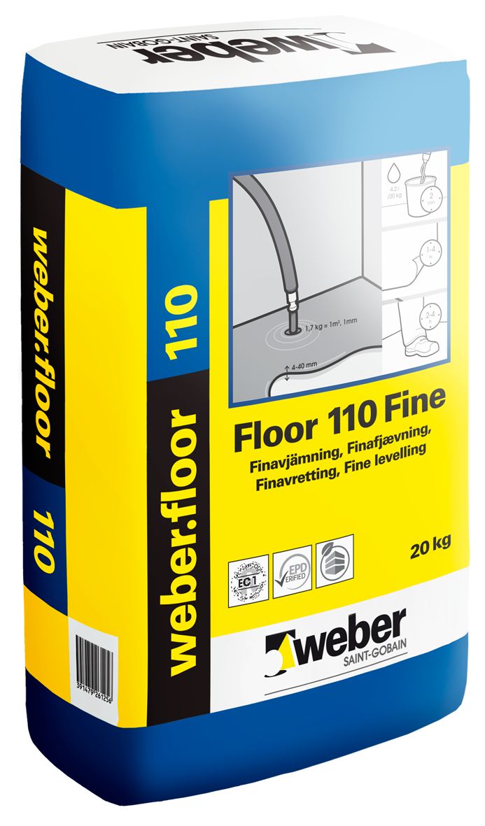 weber.floor 110 Fine - förpackningsbild