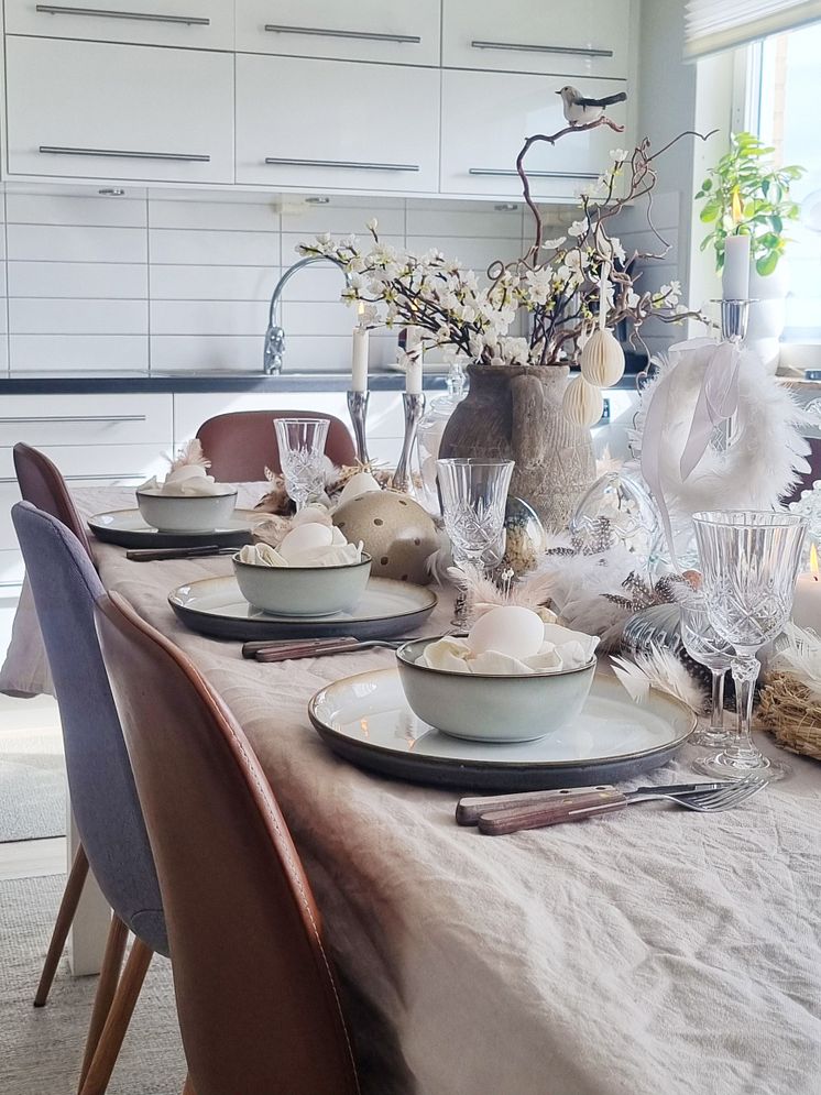 Gripsholm påskdukning i samarbete med @elihome_style