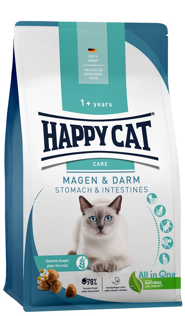 Happy Cat_CARE_MagenDarm_livo_Produkt_des_Jahres