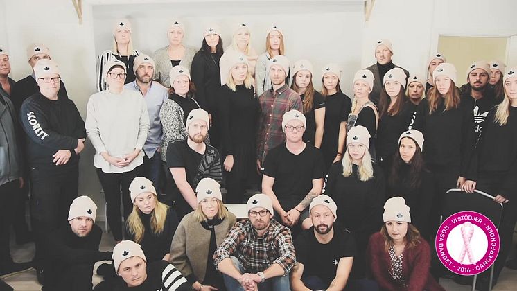 Vi stödjer Cancerfondens Rosa bandet-kampanj