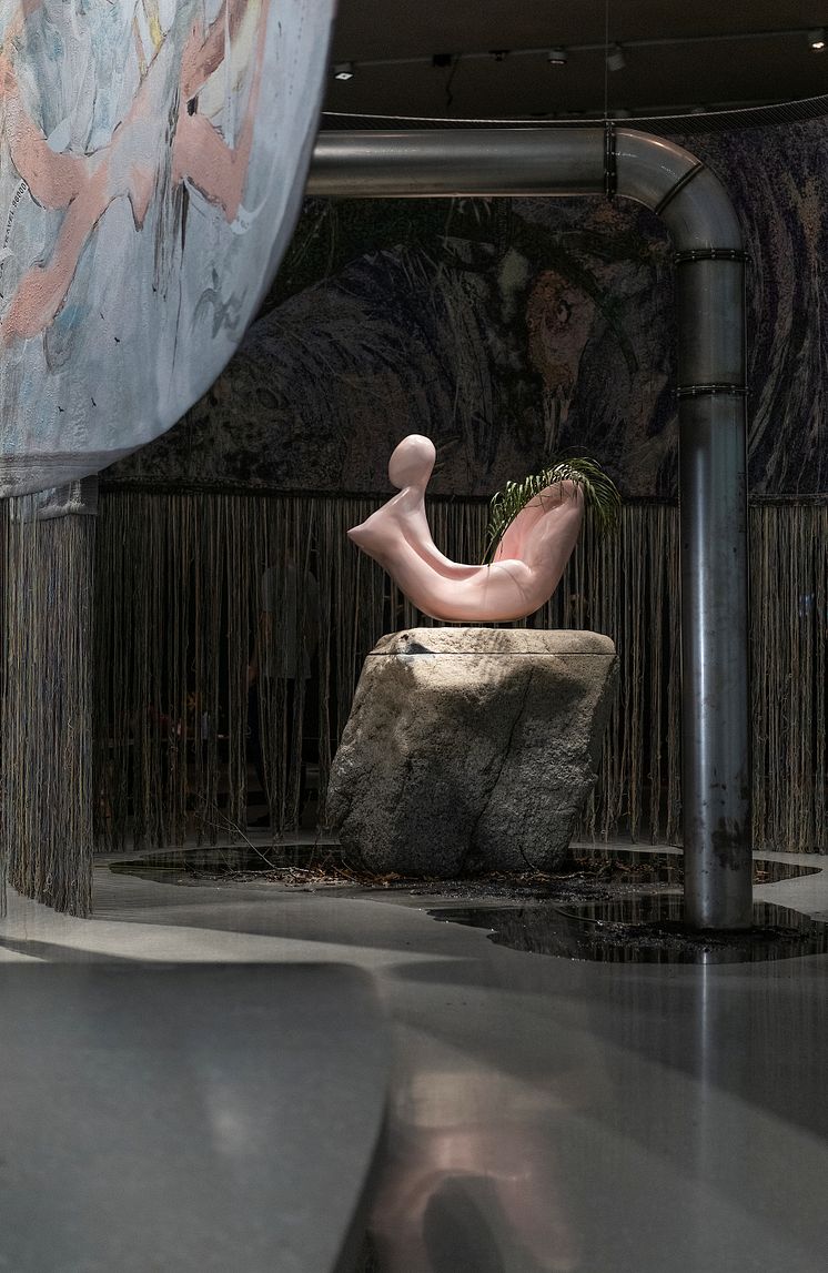 Laure Prouvost. Above Front Tears Oui Float