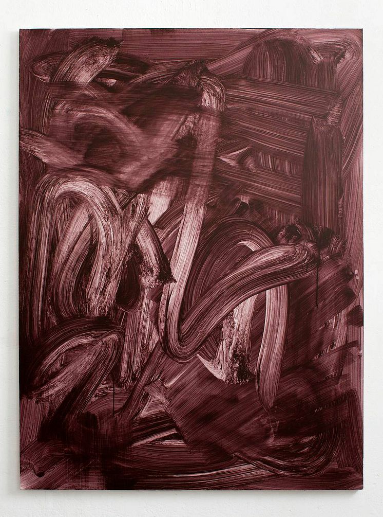 Jakob Ojanen, Untitled, acrylic on canvas, 145x109 cm, 2019
