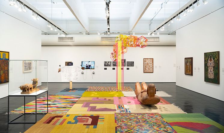 From the presentation of "Historias indigenas" at MASP in São Paulo. Photo: Eduardo Ortega/MASP.