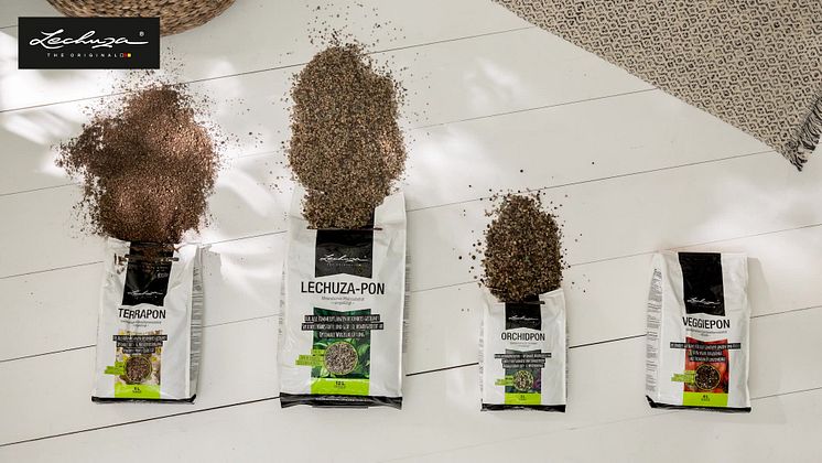 Die LECHUZA-Pflanzsubstrate im Überblick