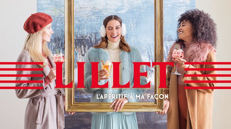 Key Visual_Neue Winterkampagne Lillet: „LʼAPÉRITIF À MA FAÇON"
