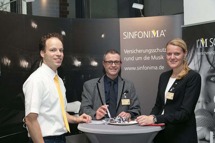 Klaus Giebels, Harald Fröhlich, Susanne Leuthner (SINFONIMA)