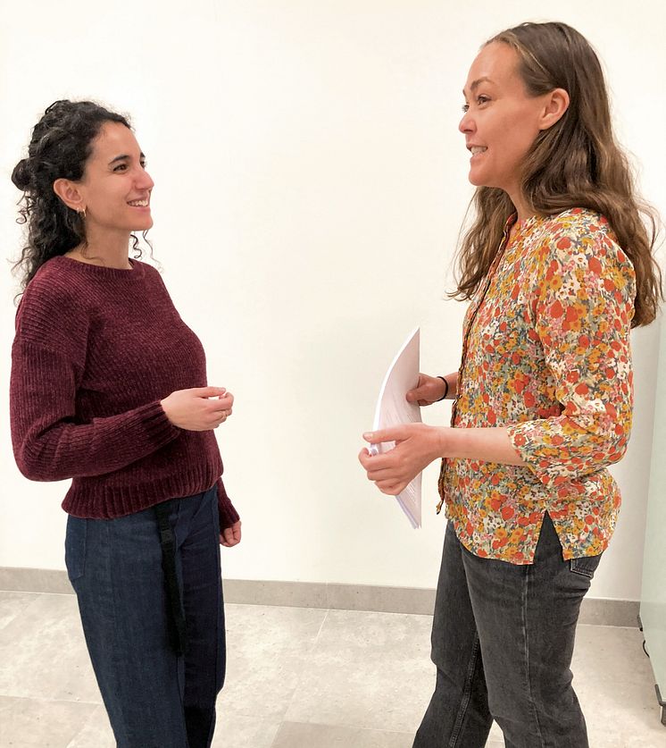 Raquel Abreu och Marie Holm