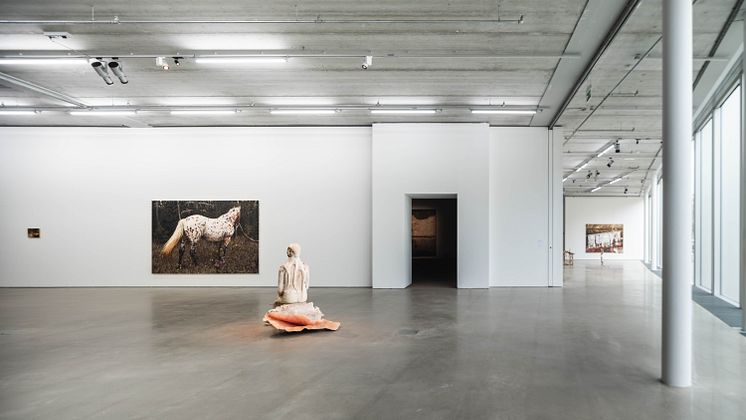 Sara-Vide Ericson och Tilda Lovell, installationsvy Bonniers Konsthall, 2023