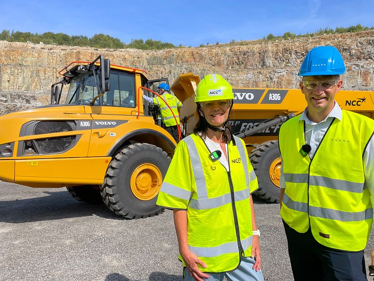 Ylva Lagesson, NCC, Melker Jernberg, Volvo