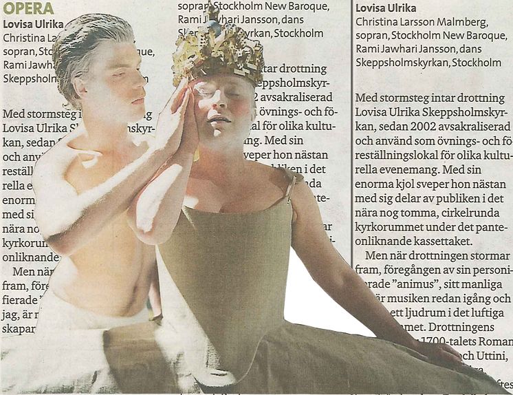 Drottning Lovisa Ulrika intar Confidencens scen