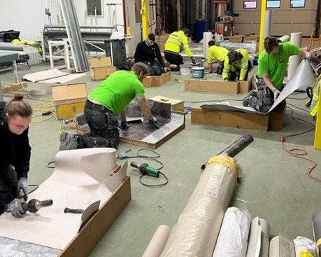 Behörighet plast, Göinge Golv, jan 23. Foto; Göinge Golv