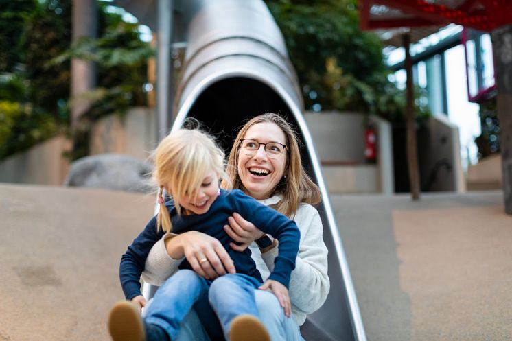 Indoor-Klettergarten im PLAYMOBIL-FunPark