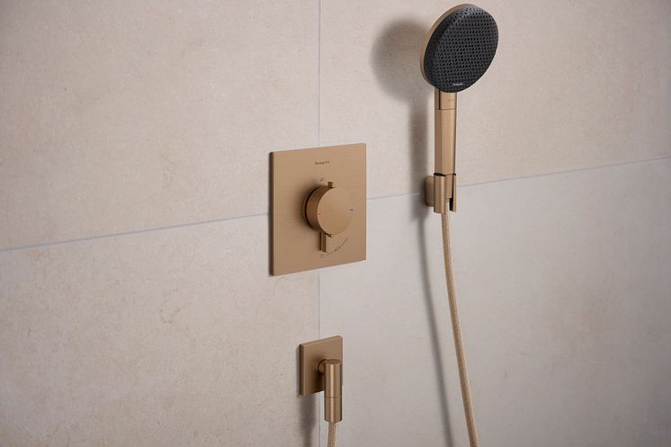 hansgrohe Ecostat Comfort E innbyggingstermostat i børstet bronse