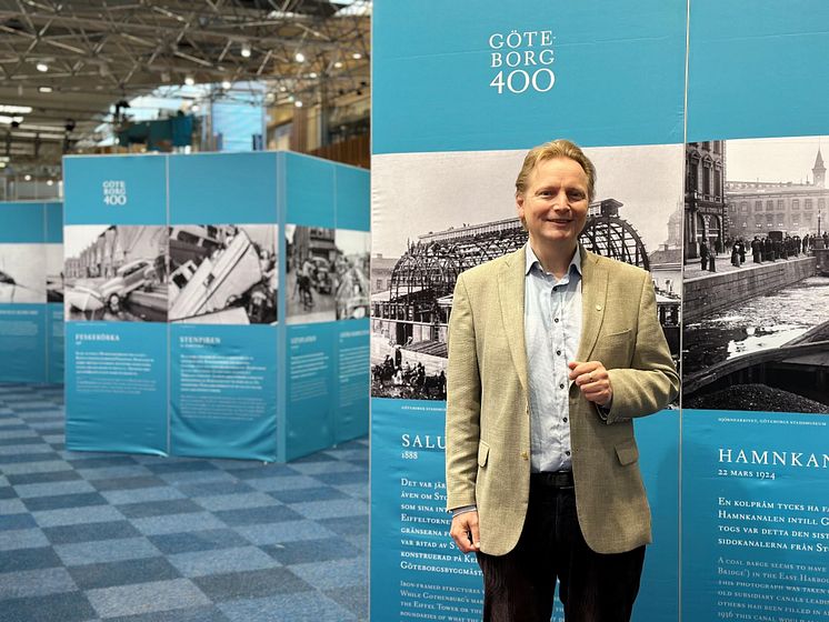 Utställningen Göteborg 400 Kristian Wedel författare