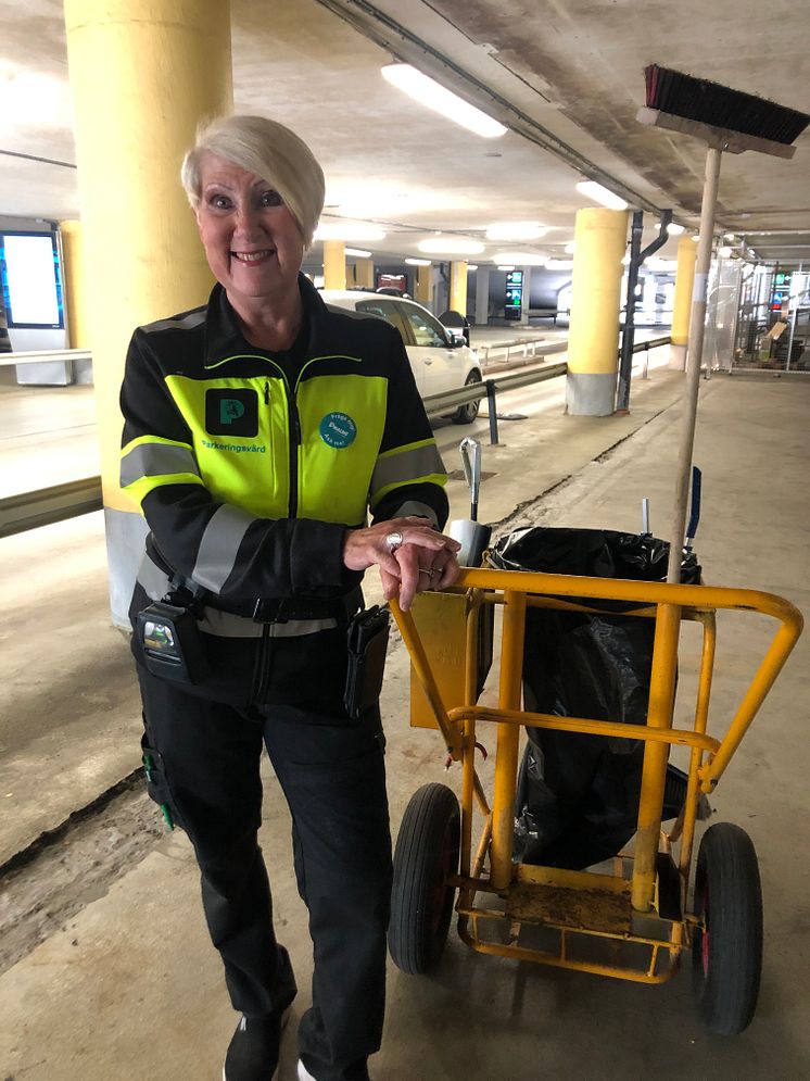 Yvonne Svensson, parkeringsvärd