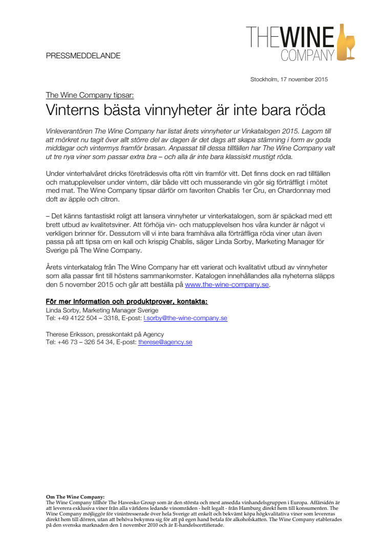 Vinterns bästa vinnyheter är inte bara röda