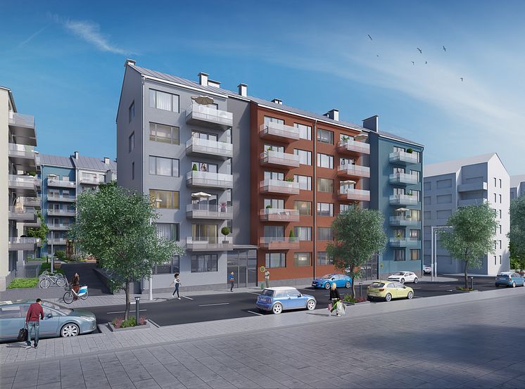 HSB brf Rallaren, Blåsut, exterior 2