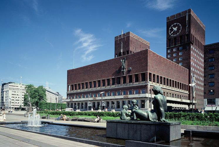 Oslo Rådhus sjøsiden Foto Rådhusets forvaltningstjeneste.