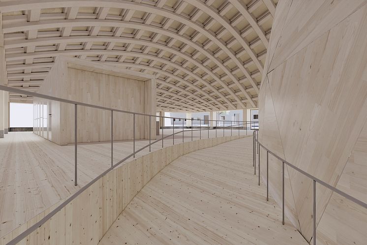 Bygget av Wisdome Stockholm vid Tekniska museet