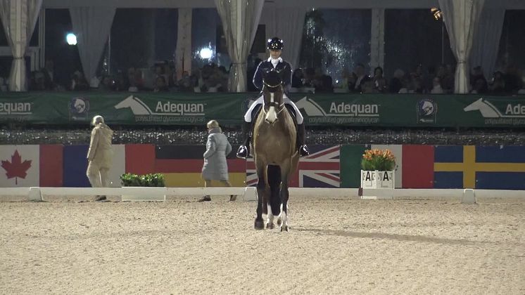 Tinne Vilhelmson och Devanto, Grand Prix Freestyle Global Dressage Festival 20230113