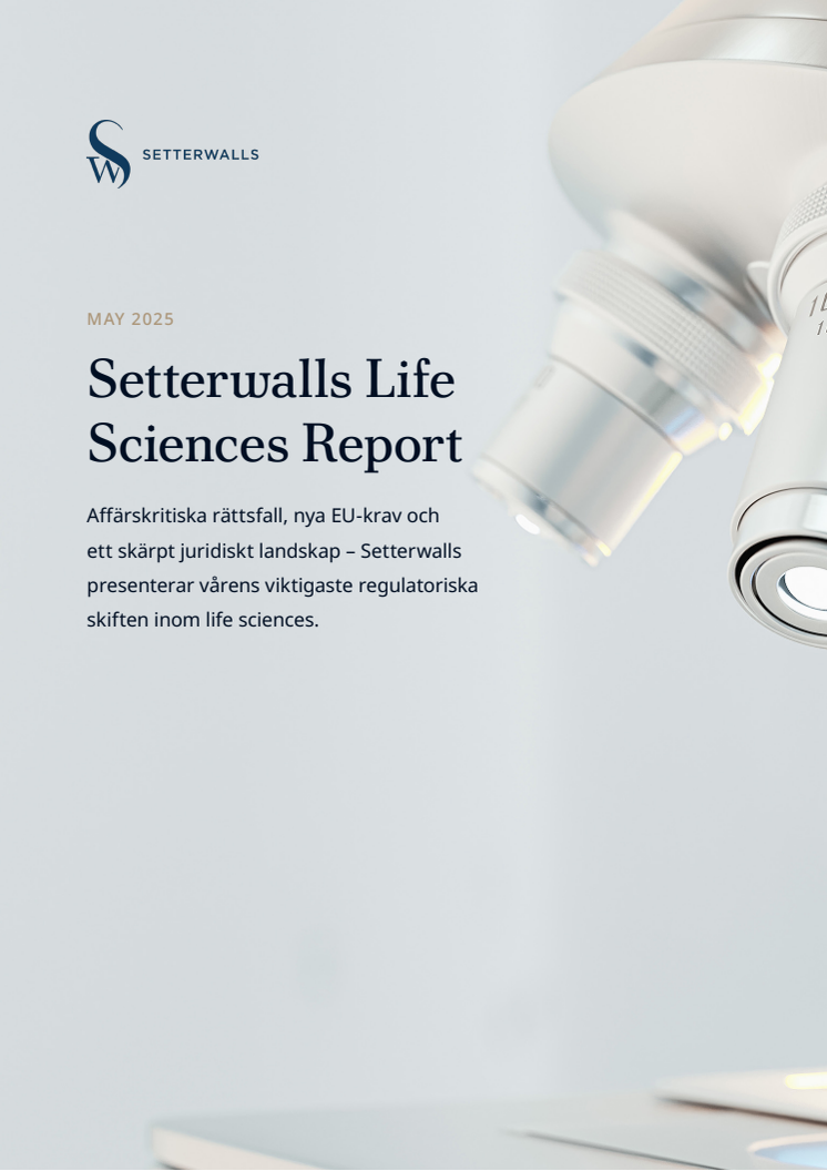 PDF: Life Sciences Report May 2025 Setterwalls