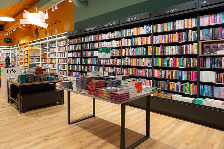 Fantasy- und English-Books-Abteilung