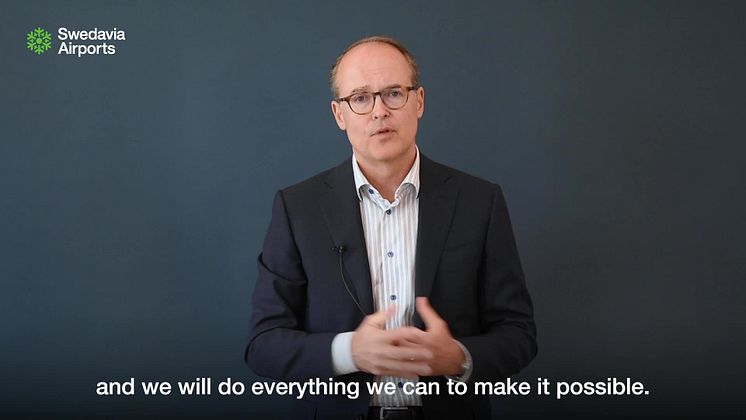 A comment from Swedavia's president and CEO about the Q1 2022 interim report