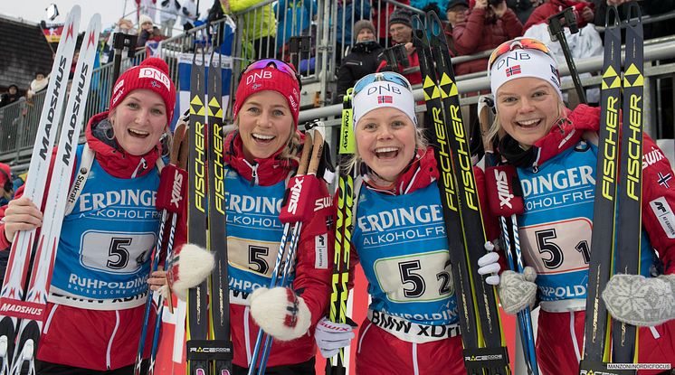 Stafettjentene Ruhpolding