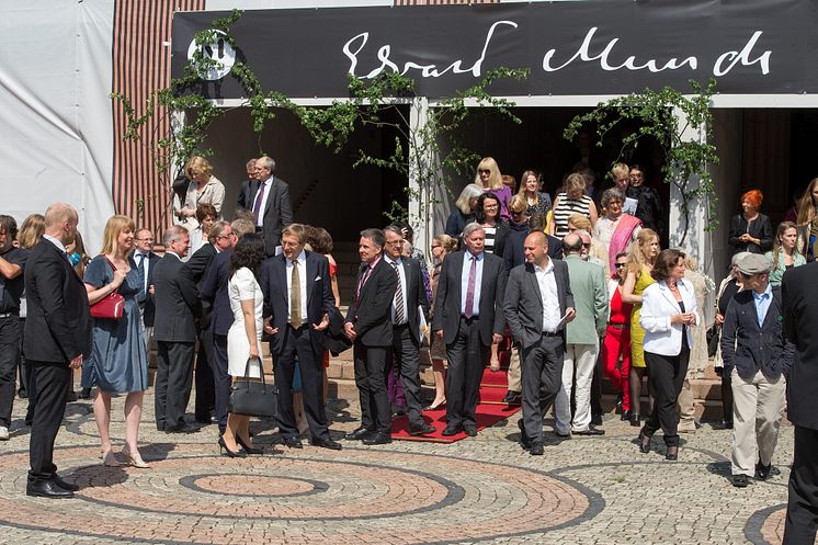 Munch 150. Utstillingsåpning 1. juni 2013