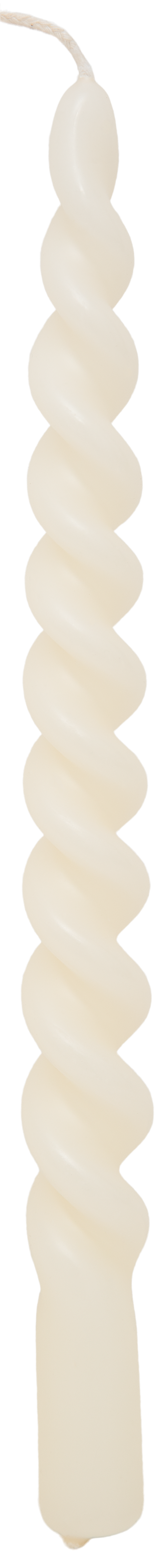 Ljus TWISTED, ELFENBEN - Lagerhaus
